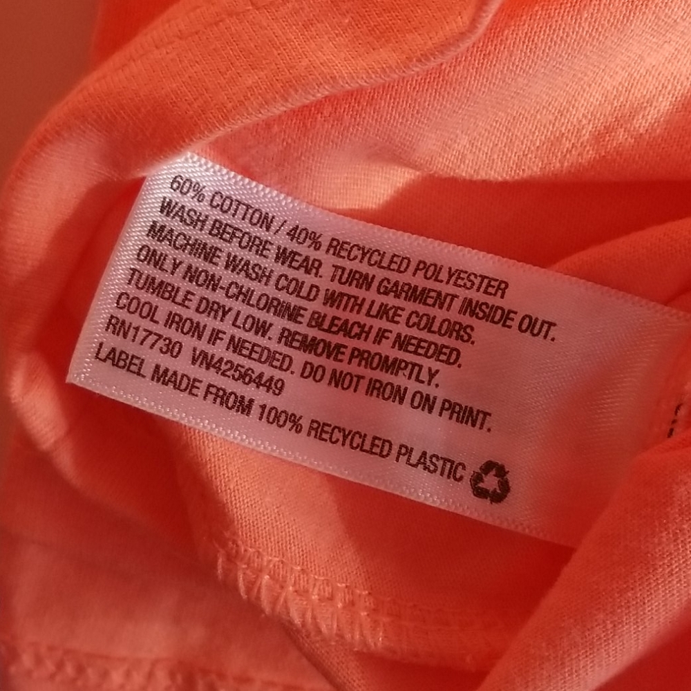 Cat and Jack -be happy- peach tank top - Picture 2 of 2